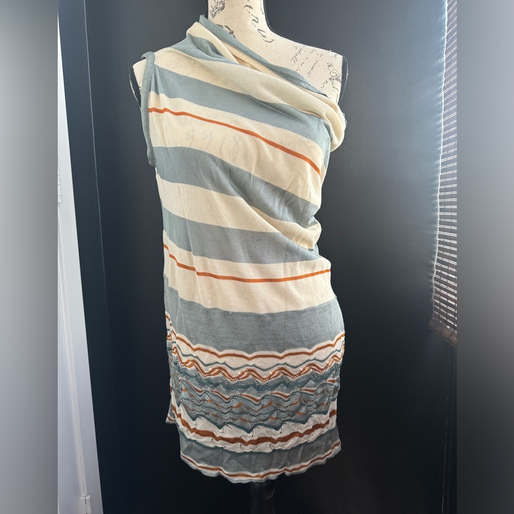 One shoulders sweater tunic
